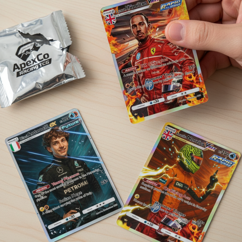 Apex Co Full Art Collectible Card (Art)  - Pack of 3 Mystery Box