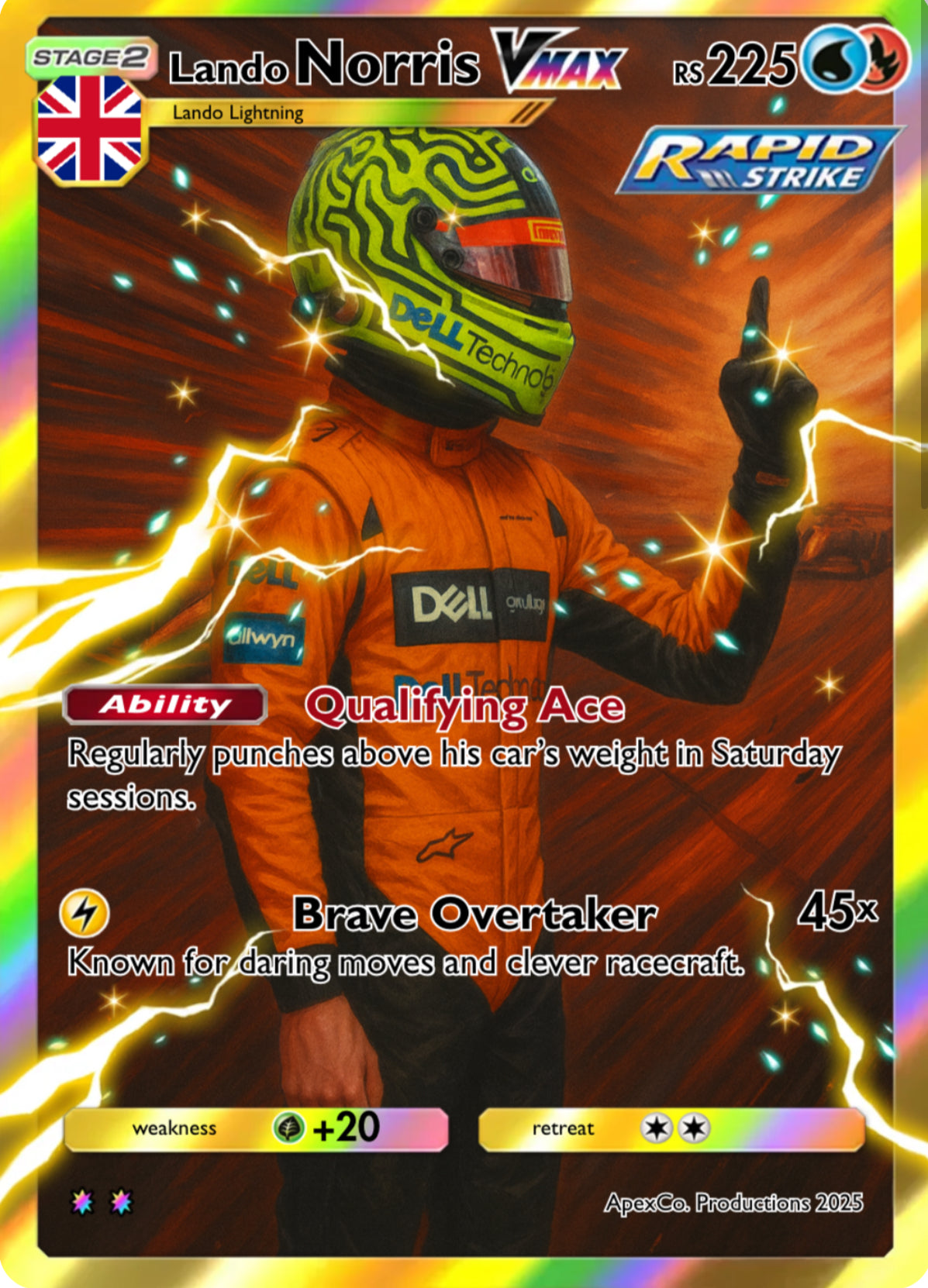 Apex Co Full Art Collectible Art  - Pack of 1 (THE MENACE)
